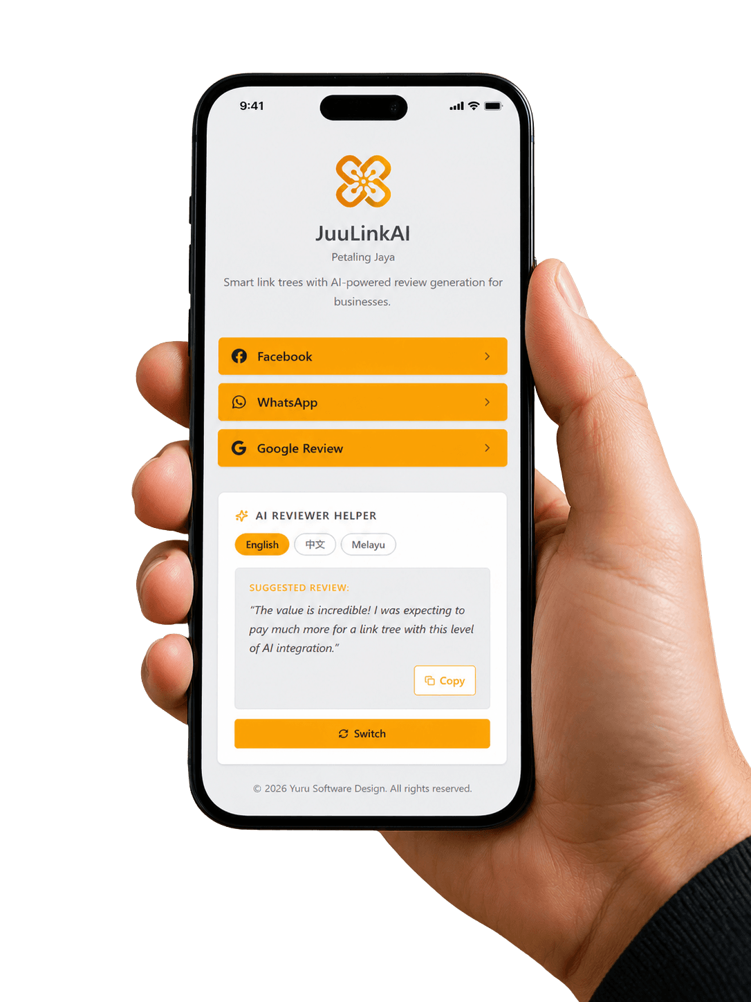 JuuLinkAI app preview